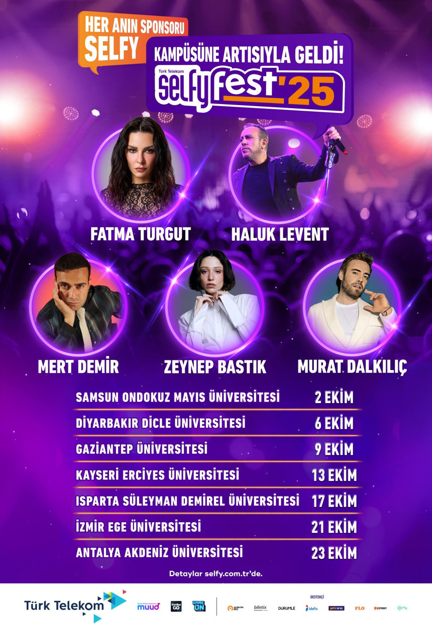 Türk Telekom’un gençlik markası Selfy festival coşkusunu kampüslere taşıyor