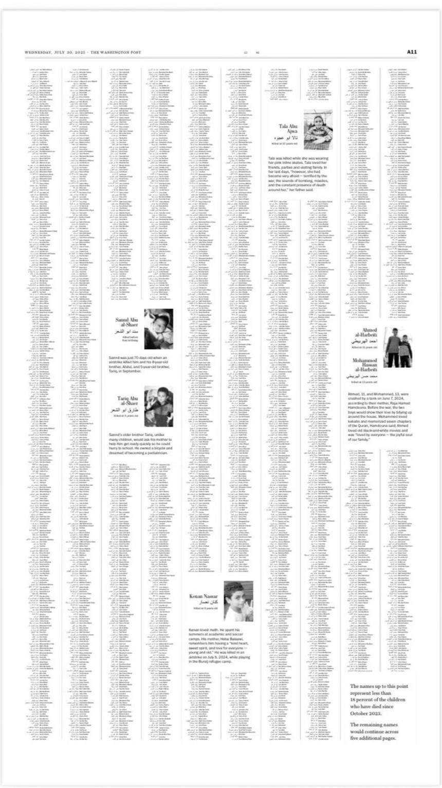 The Washington Post'tan müthiş çalışma: 60 bin Gazzeli İsrail tarafından öldürüldü, 18.500'ü çocuktu, tek tek isimleri ve öyküleri - Resim : 2