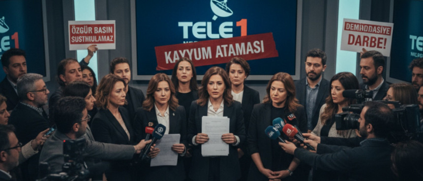Kanala kayyum atanmıştı! TELE1 çalışanları toplu olarak istifa etti