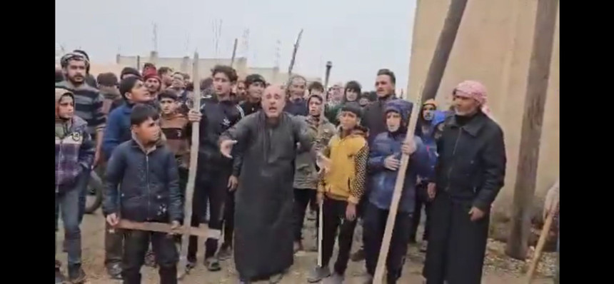 Menbiç’de halk bölücü örgüt PKK/YPG’ye karşı ayaklandı! - Resim : 4