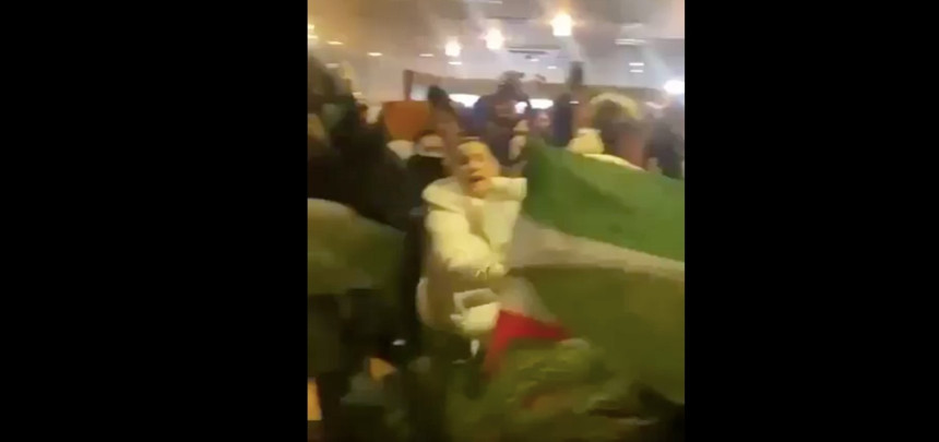 Feyza Altun şakır şakır Farsça konuşup Pehlevi yanlısı provokasyonu tetikledi! İran Konsolosluğu önündeki eylem engellendi: Mossad'ın köpekleri!