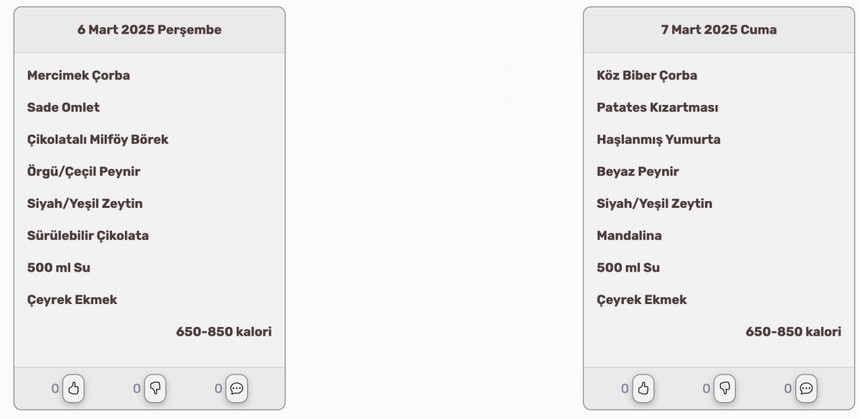 KYK Mart ayı yemek listesi 2025: Hangi gün ne yemek ve kahvaltı var? - Resim : 3