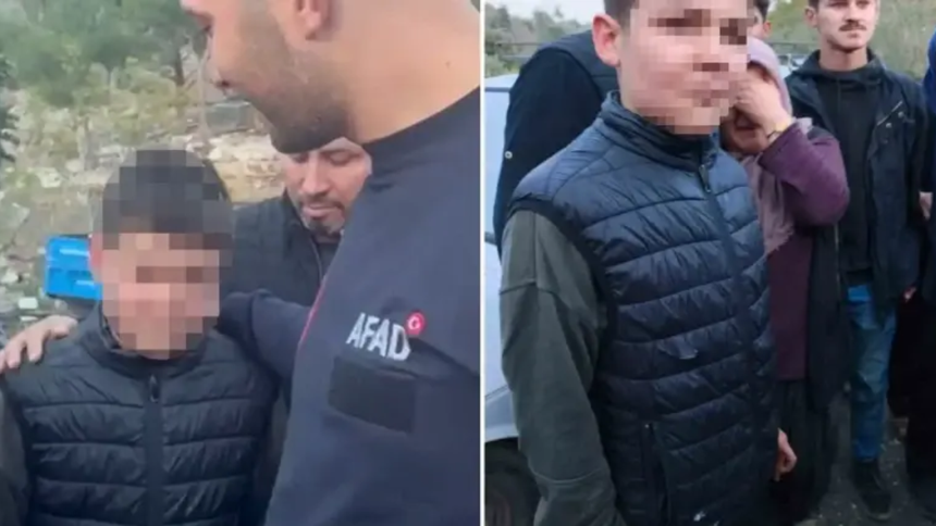 Saatlerdir haber alınamıyordu! Kayıp çocuğu AFAD ekipleri sağ salim buldu