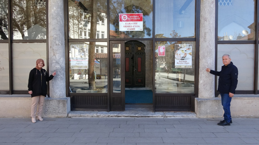 Kütahya Karagöz Ahmed Paşa Camii'nde tarihi sütunlar keşfedildi