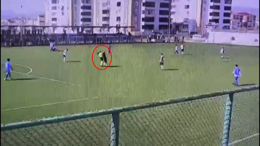 Amatör maçta yine hakeme saldırı; kırmızı kart gören takım kaptanı hakeme yumruk attı - Resim : 2