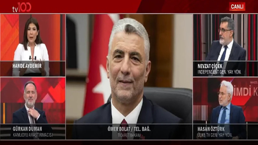 Ticaret Bakanı Bolat'tan canlı yayında önemli açıklamalar:  "Esnafımızda ciddi kuyruk vardı, cebinde 1 lira olan dahi koştu"