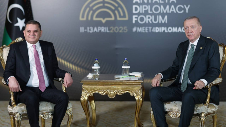 Cumhurbaşkanı Recep Tayyip Erdoğan, Libya Başbakanı Abdülhamid Dibeybe ile görüştü - Resim : 3