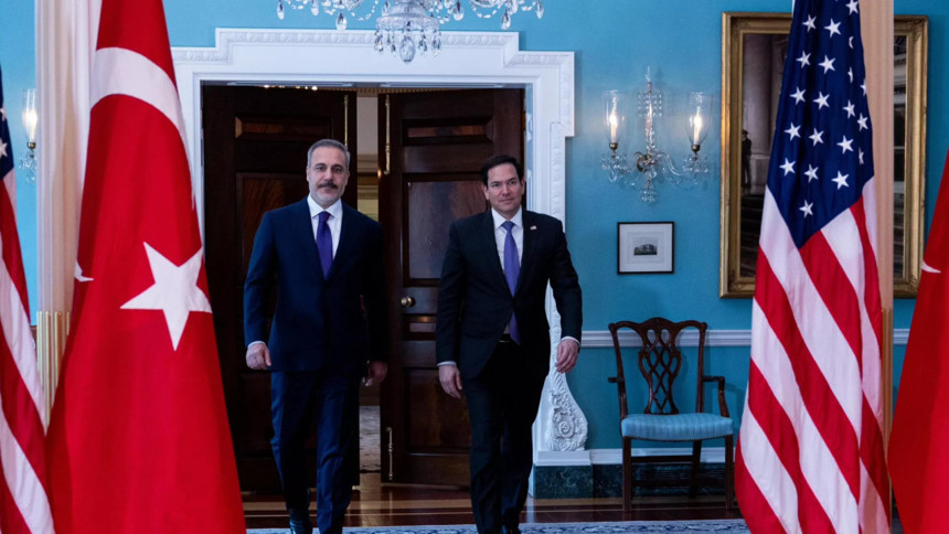 Dışişleri Bakanı Hakan Fidan ABD'li mevkidaşı ile görüştü! Konu; Suriye, Gazze ve Ukrayna