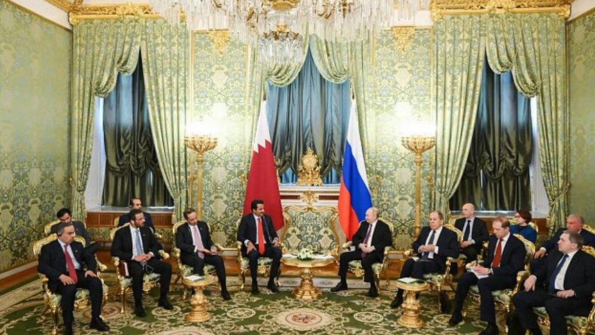 Putin'den Katar'a Filistin eleştirisi: Maalesef siviller ölmeye devam ediyor!