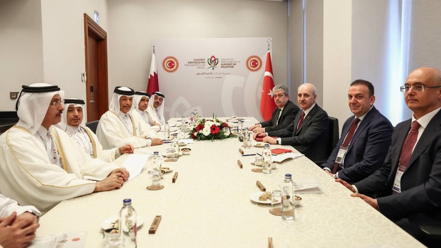 TBMM Başkanı Numan Kurtulmuş'tan Katar'a Filistin teşekkürü