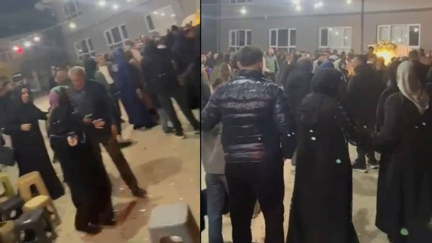 Sakarya'nın Söğütlü ilçesindeki bir düğünde kavga çıktı, kalabalık nereye kaçacağını şaşırdı