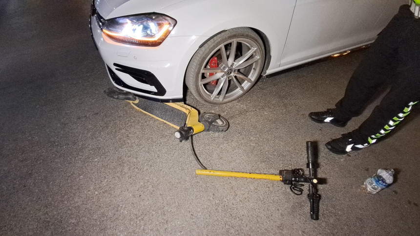 Karaman’da trafik kazası! Otomobil ile elektrikli skuter çarpıştı, 2 yaralı