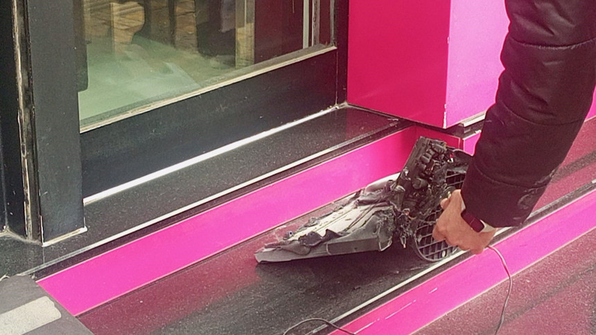 Zonguldak’ta kozmetik mağazasında yangın paniği