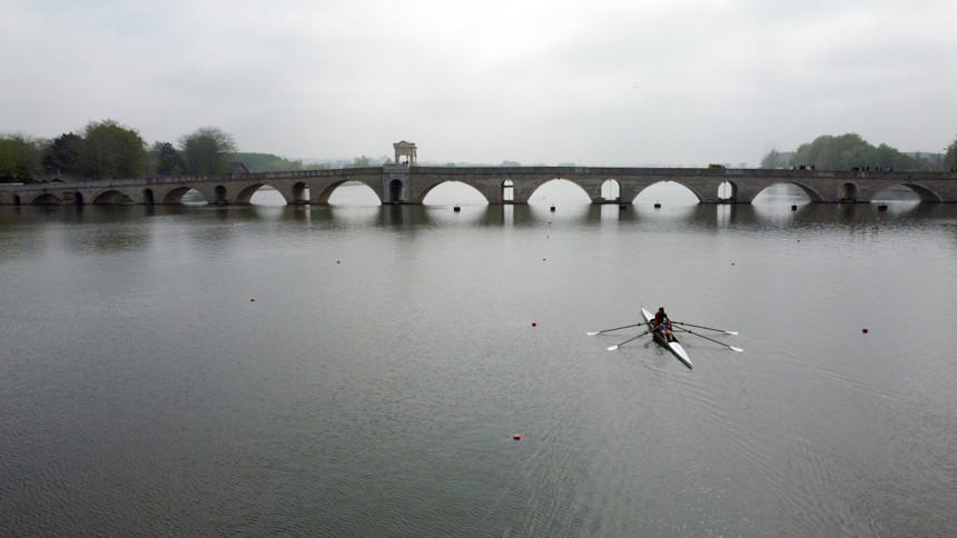Edirne'de Uluslararası Meriç Kürek Yarışları, eleme müsabakalarıyla başladı