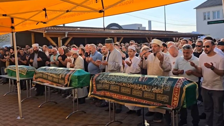 Fransa’da yangında ölen 3 kız kardeş gözyaşları ile karşılandı, Rize’de toprağa verilecekler