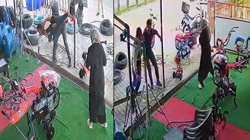 Gümüşhane'de kahraman esnaflar kadın cinayetini böyle engelledi