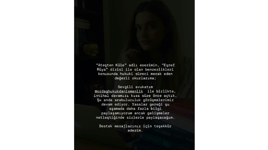 Çağatay Ulusoy ve Demet Özdemir'in yeni dizisi "Eşref Rüya" intihal iddiasıyla mahkemelik oldu!