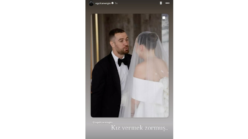 Oğulcan Engin'in kız kardeşi Elif Engin evlendi! Paylaşımına dikkat "Kız vermek zormuş!" notuyla gündem oldu