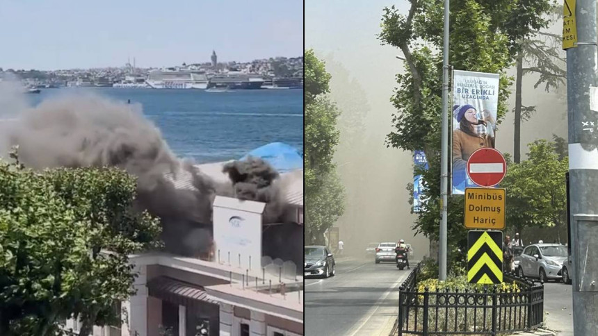 Üsküdar'da sosyal tesis yangını! Paşalimanı Caddesi'nde dumandan göz gözü görmedi - Resim : 2