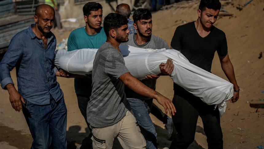 Gazze'de bir lokma umuda İsrail bombası yağdı! Çoğu kadın ve çocuk, 28 Filistinli şehit - Resim : 2