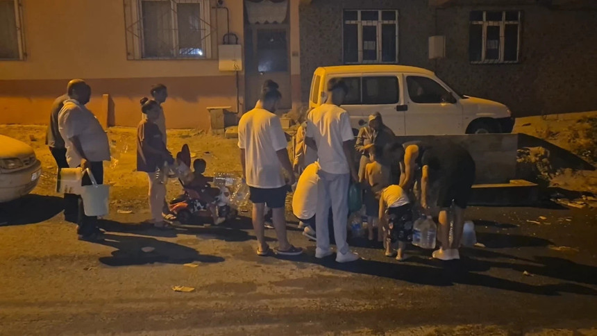 Tekirdağ’da susuzluk isyanı: Vatandaşlar bidonlarla sokağa döküldü