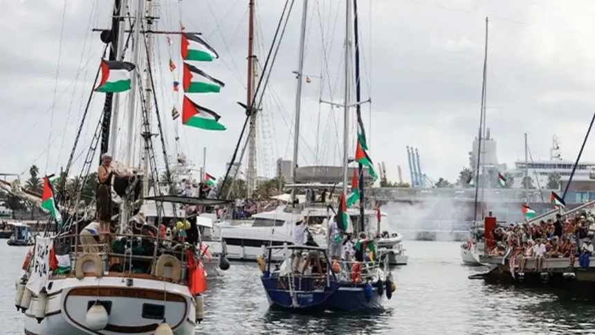 Türkiye'den peş peşe tepki! Katil İsrail Küresel Sumud Filosu'na saldırdı