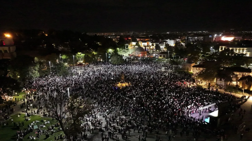Konyalılar Gazze için sessiz eylem gerçekleştirdi