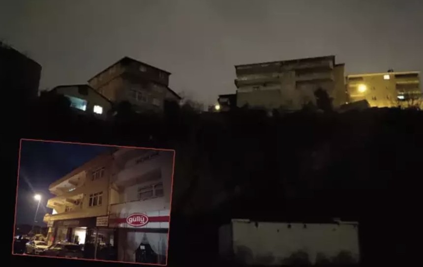 Korku dolu anlar... Üsküdar'da toprak kayması! Binalar boşaltıldı