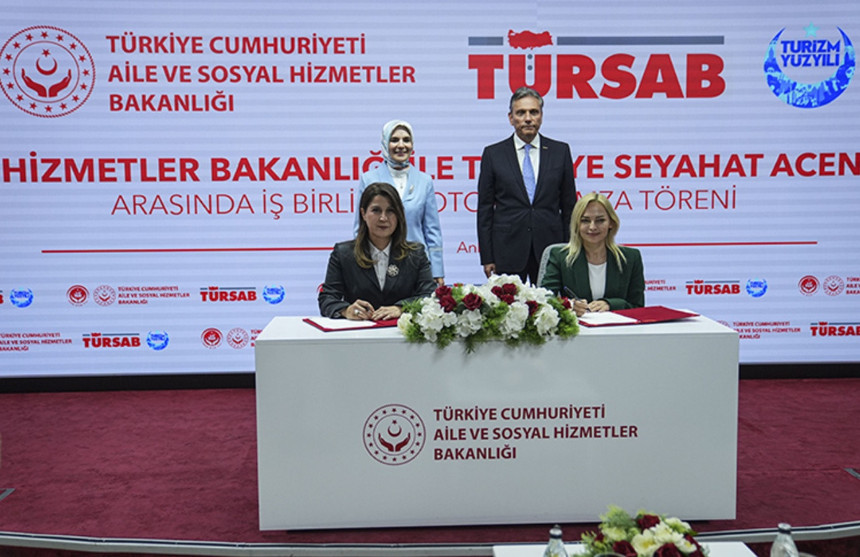 Turizmde kadın istihdamını artıracak proje! Aile ve Sosyal Hizmetler Bakanlığı ile TÜRSAB arasında işbirliği protokolü imzalandı