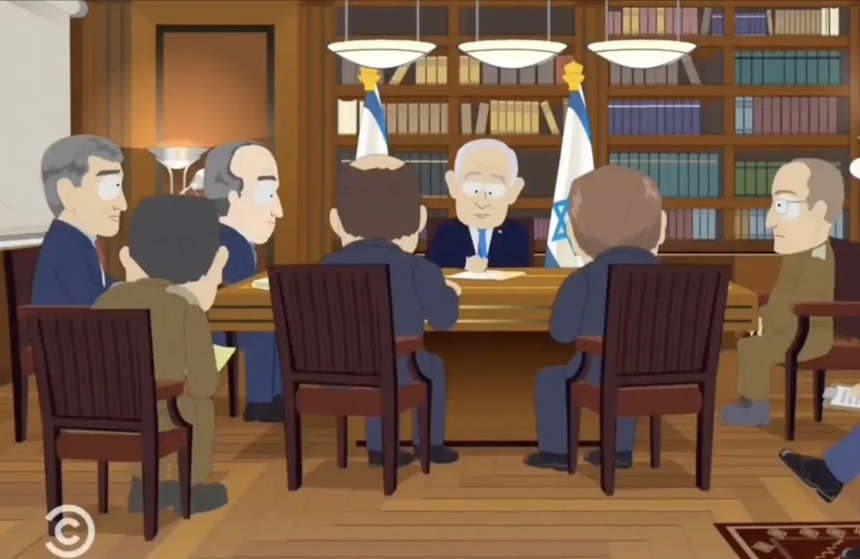 'South Park' Binyamin Netanyahu'yu hedef aldı: Binlerce insanı öldürüyorsunuz