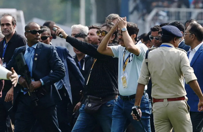 10 dakika göründü, kıyamet koptu! Lionel Messi Hindistan'da ölümden döndü! - Resim : 2