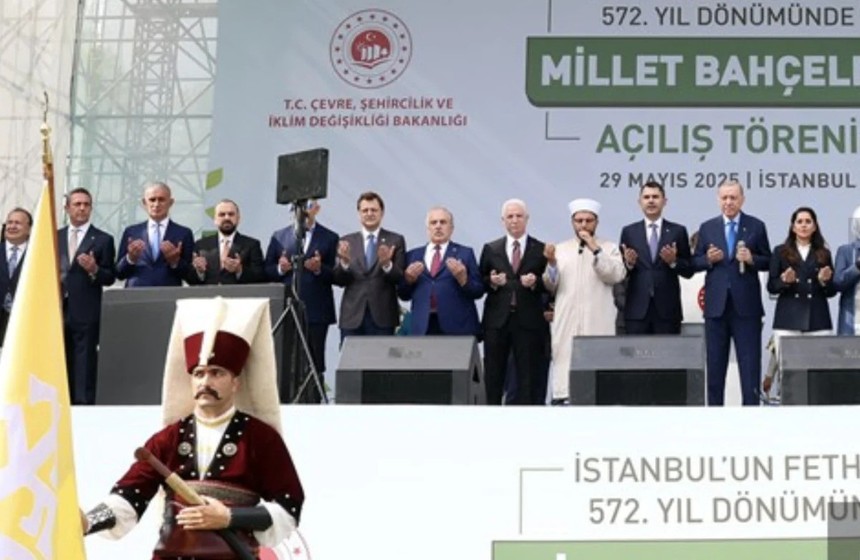 İstanbul'daki millet bahçesi açılışlarına 4 büyüklerin başkanları da katıldı - Resim : 4