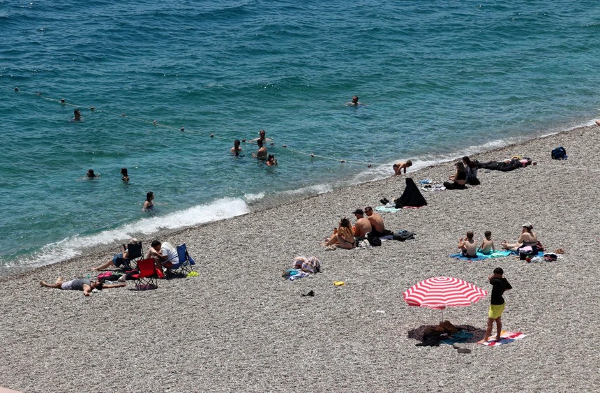 Antalya sahillerinde Kurban Bayram öncesi büyük yoğunluk