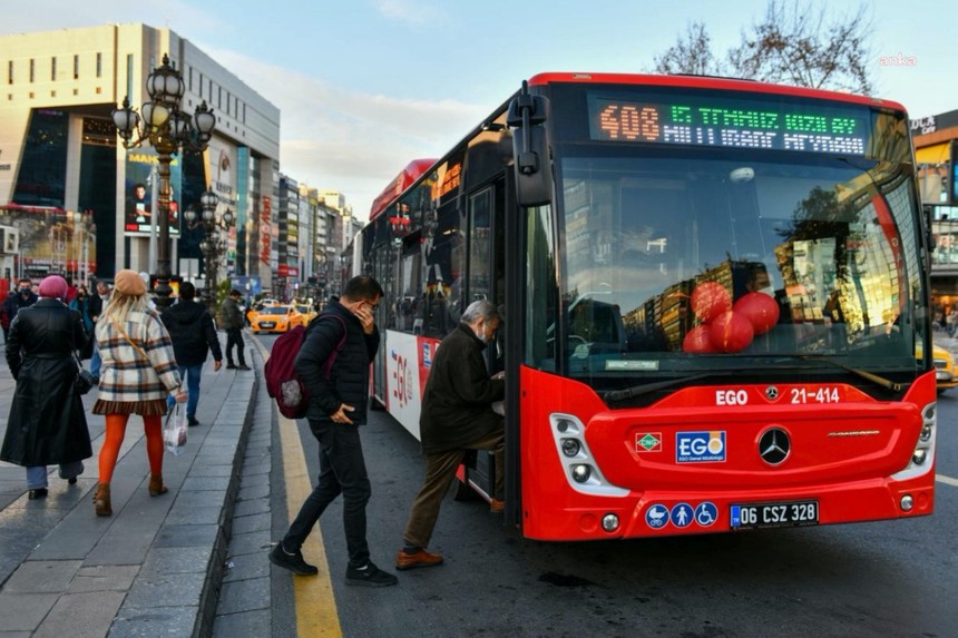 Ankara'da toplu taşıma ücretlerine zam geldi
