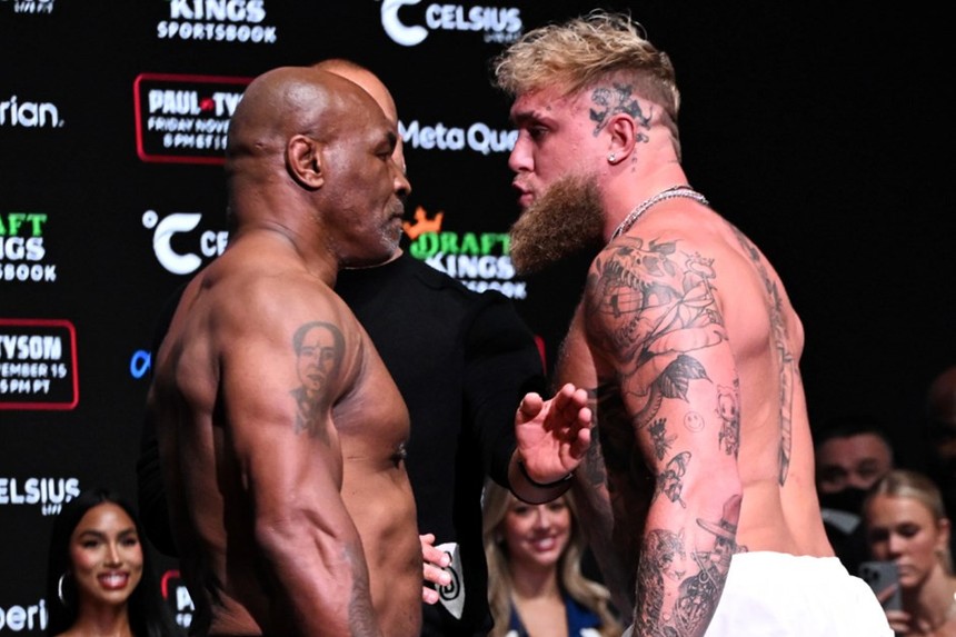 Maymun taklidi yapıp Mike Tyson'ı yenen Jake Paul, 'sağlam kayaya' çarptı - Resim : 2