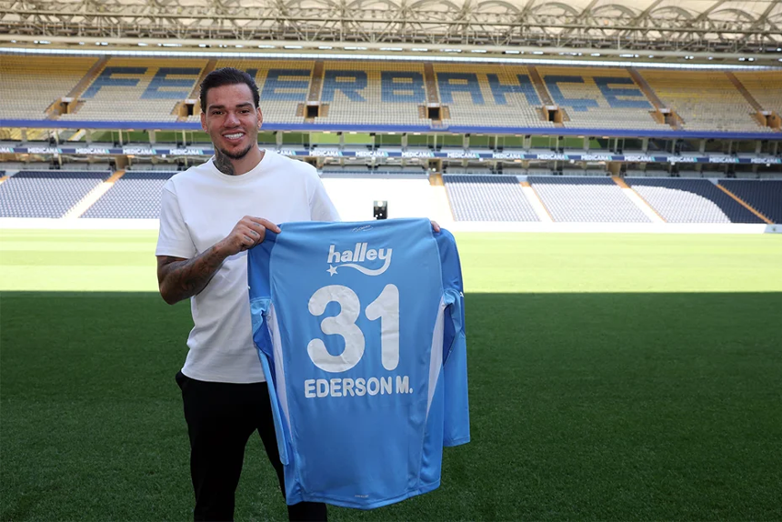 Ederson imzayı attı: Kulübümüzü şampiyonluğa taşıyacağız!