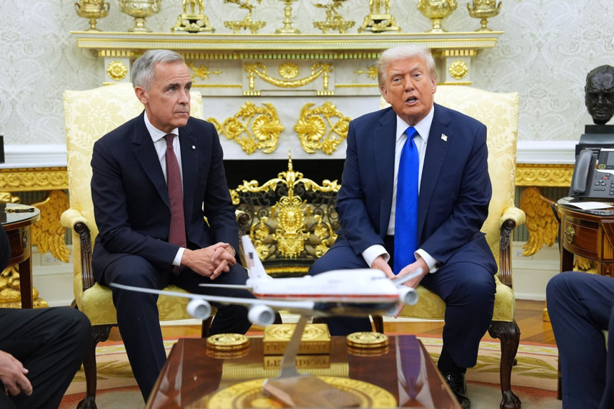 Donald Trump'tan Kanada Başbakanı Mark Carney'i şoke eden şaka!