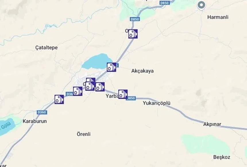 Yola çıkmadan önce mutlaka bakın: Sabit radar noktaları açıklandı - Resim : 4