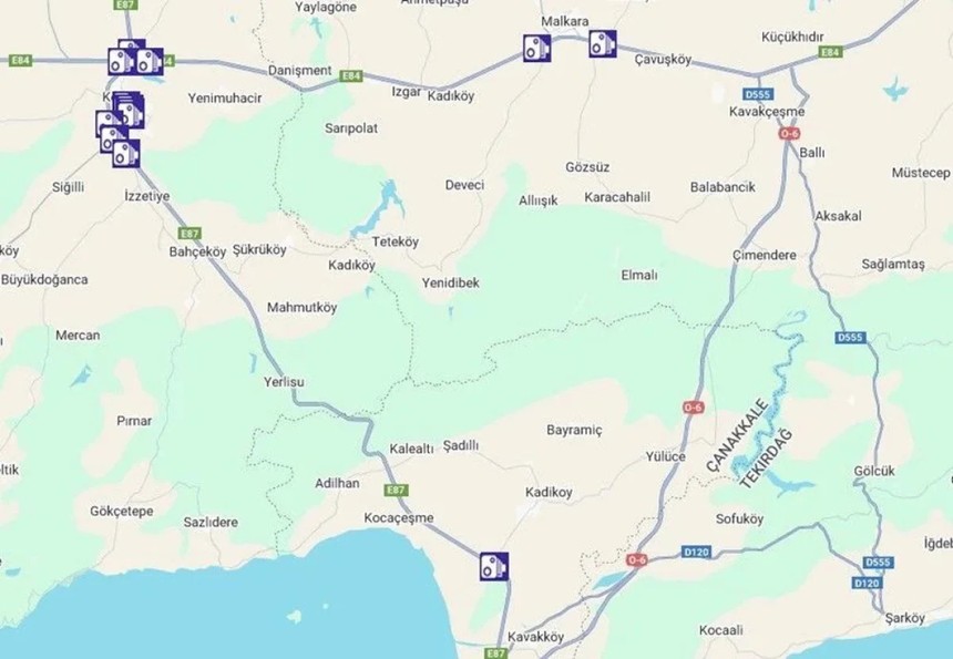 Yola çıkmadan önce mutlaka bakın: Sabit radar noktaları açıklandı - Resim : 13