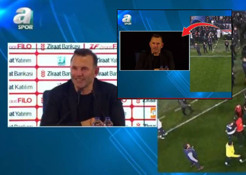 Okan Buruk konuşurken reklam panosu karartıldı! Fenerbahçe Stadı'nda boykot oyunu...