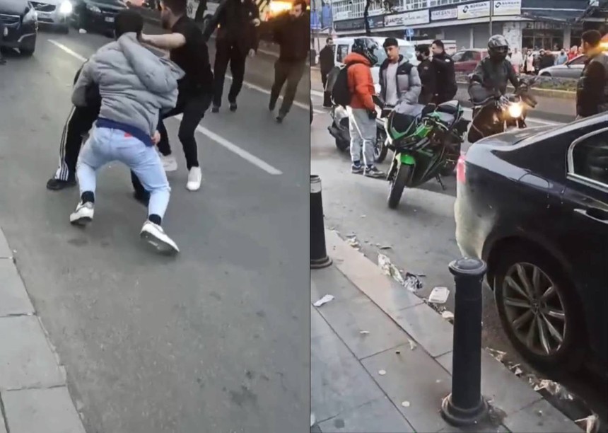 Bayrampaşa'da 4 kişi cadde üzerinde birbirine girdi, kavgada rastgele ateş açıldı
