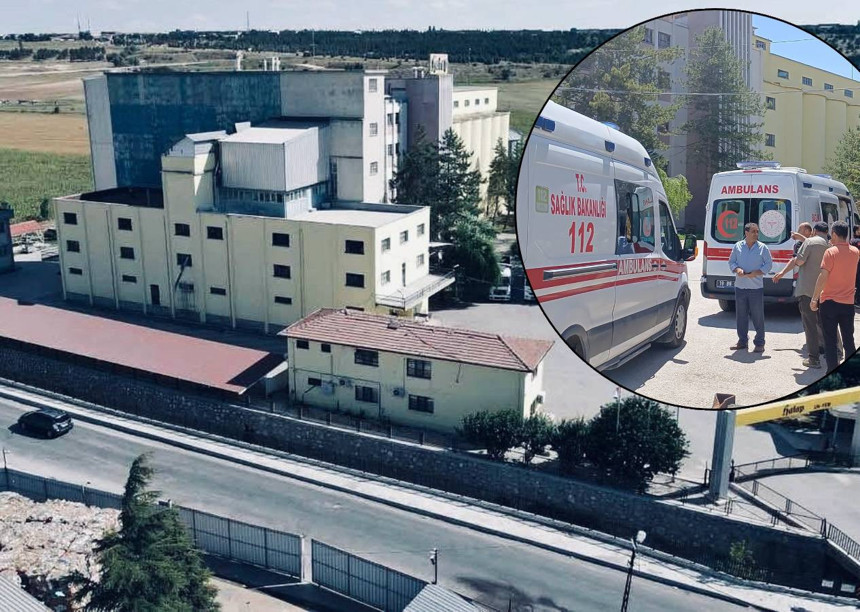 Çorum'da un fabrikasında patlama: 9 işçiden 8'i yaralandı, patlama anı kamerada