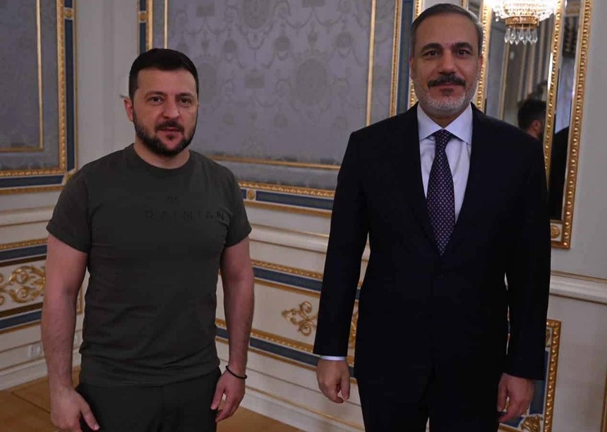 Rusya'dan sonra sıra Ukrayna'da: Bakan Fidan, Zelenskiy'le görüşecek