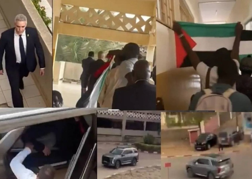 Senegal'de üniversite öğrencileri İsrail büyükelçisini kampüsten kovdu