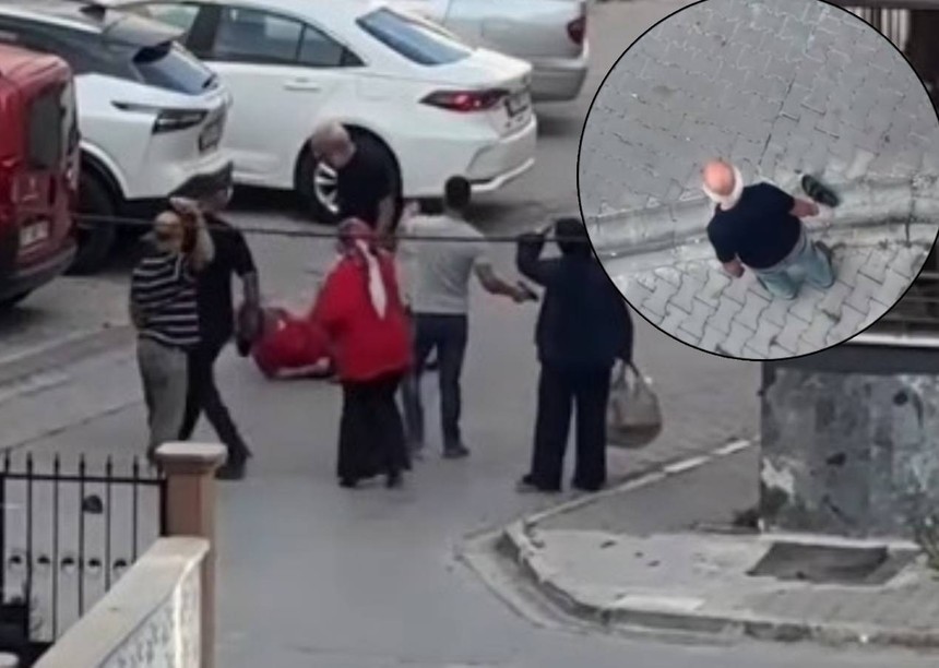 Ayrılmak isteyen eşini sokakta bıçakla rehin aldı, kadını vatandaş tek hamleyle kurtardı - Resim : 2