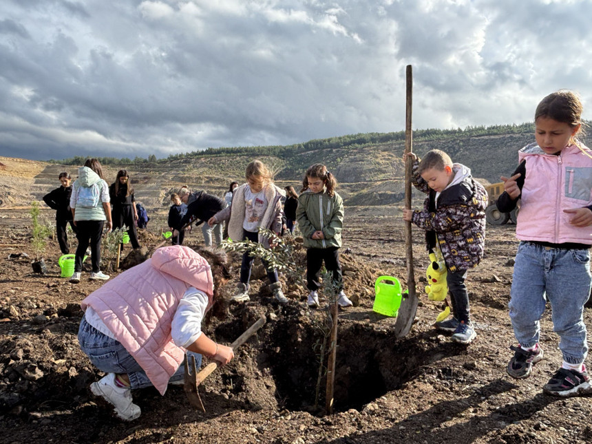 Türkiye’nin en büyük maden sahasında zeytin fidanları toprakla buluştu - Resim : 2