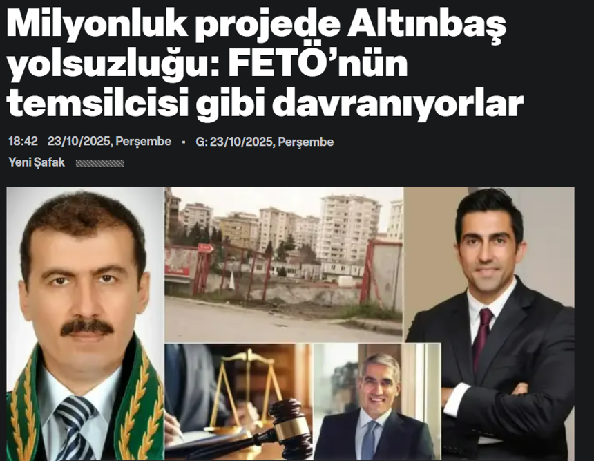 Yargıtay'a uzanan büyük kavga! Yeni Şafak Yargıtay Daire Başkanını hedef aldı!
Yargıtay 11. Hukuk Dairesi Başkanı Abdullah Yaman: Yeni Şafak Çetesi