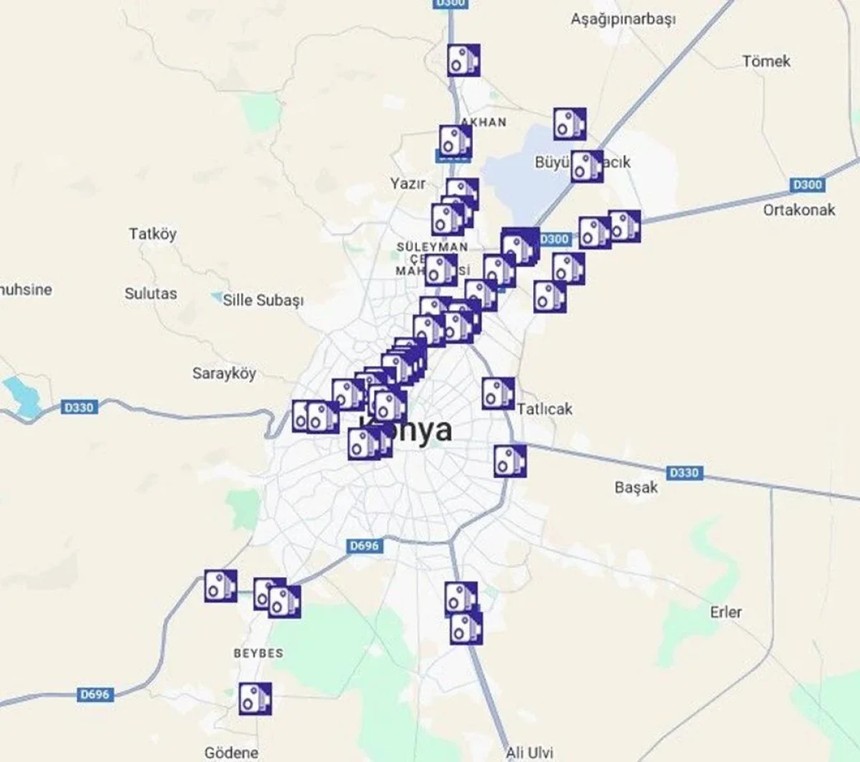 Yola çıkmadan önce mutlaka bakın: Sabit radar noktaları açıklandı - Resim : 11