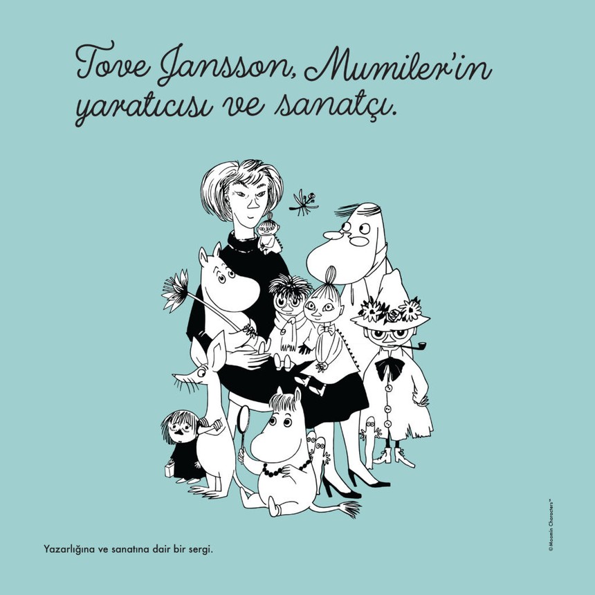Tove Jansson'un orijinal eserlerinden oluşan sergi 28 Nisan'da Aynalı Geçit'te