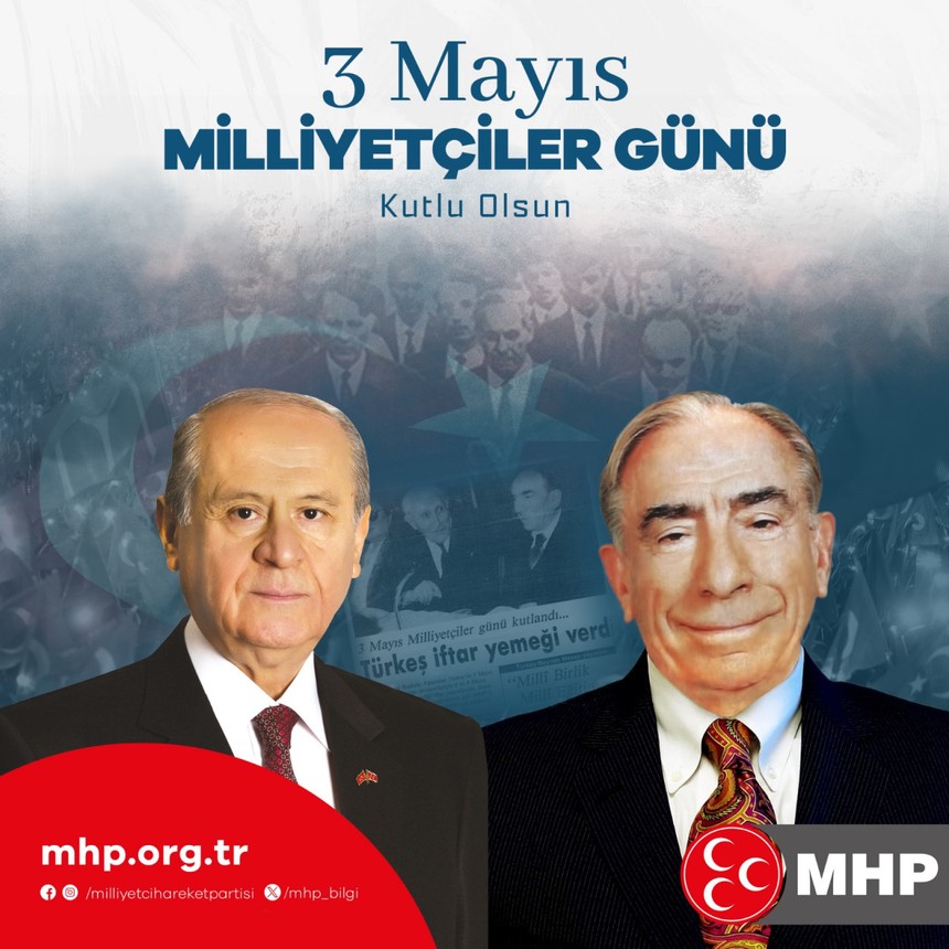 MHP lideri Bahçeli'den 3 Mayıs Milliyetçiler Günü mesajı: Faşizmle milliyetçiliği, ırkla milleti bir ve aynı görmek yabancılaşmaktır